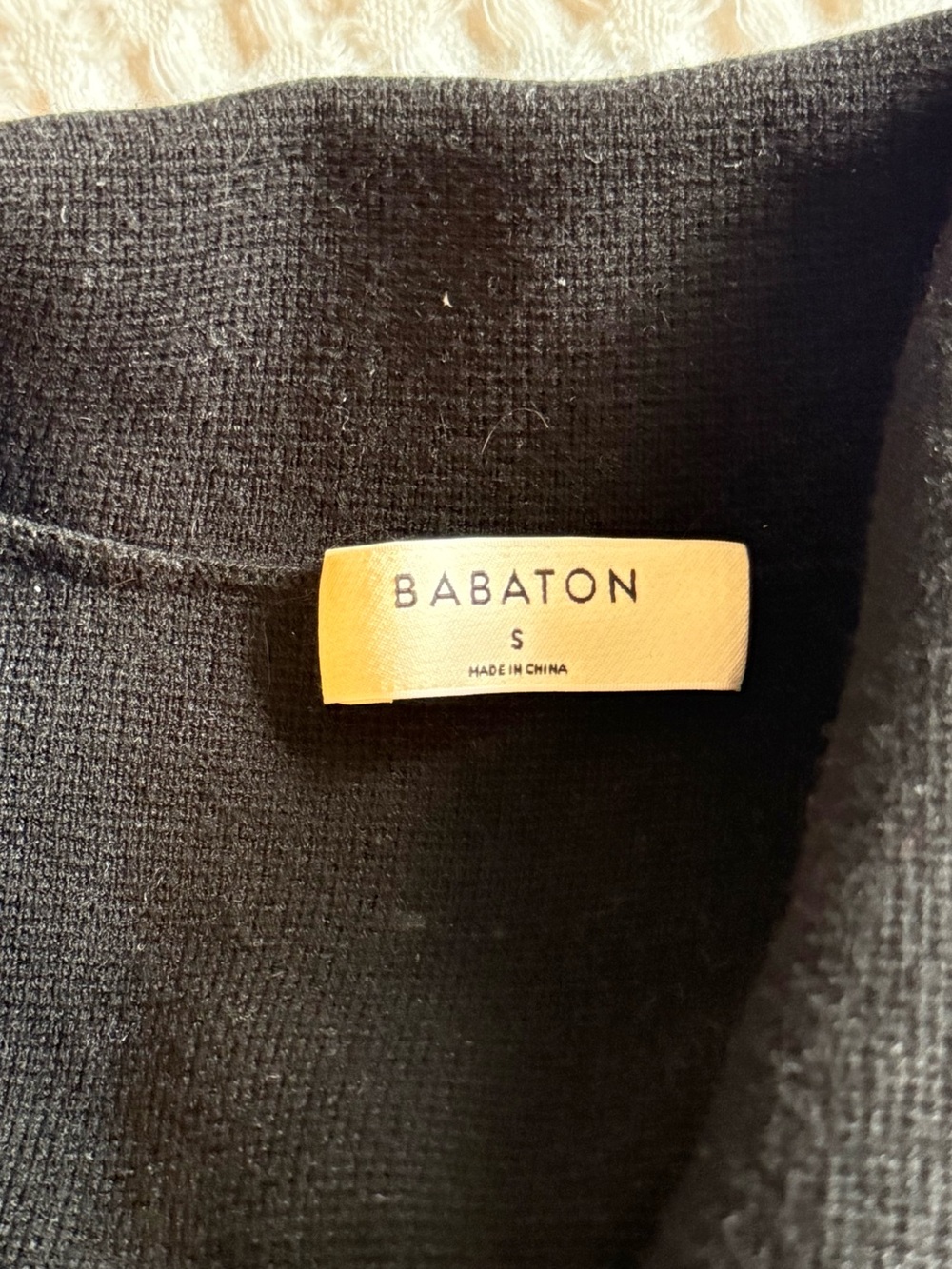 Babaton Black Button-Front Oversized Jacket - Picture 4 of 4